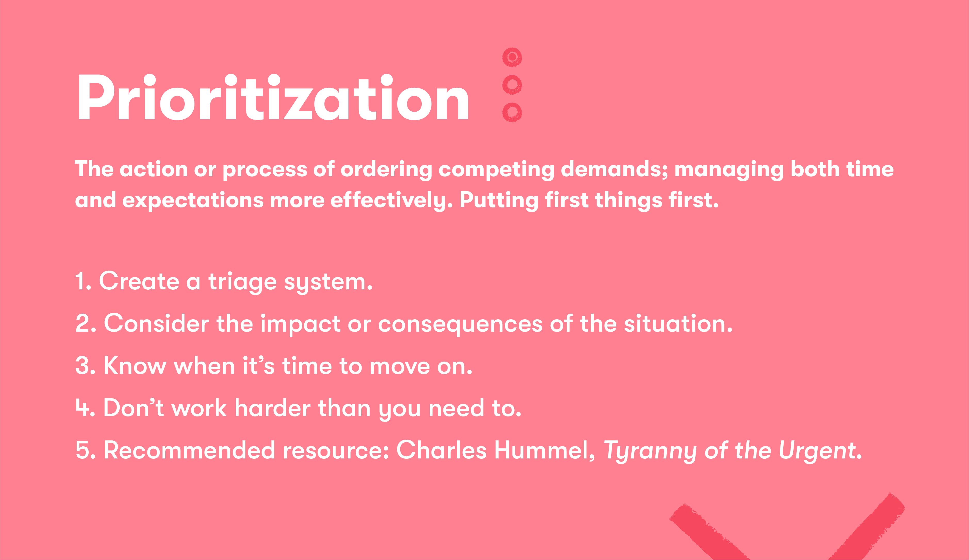 Customer service skill 8 prioritization