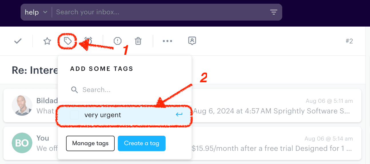 Groove tagging feature