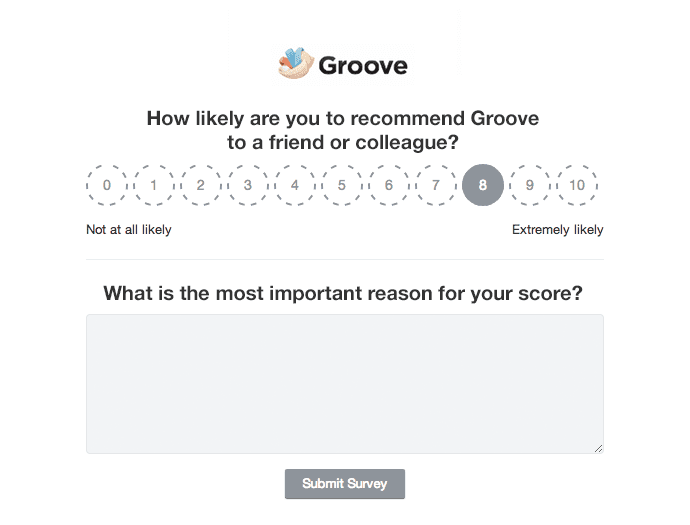 Net Promoter Score Survey