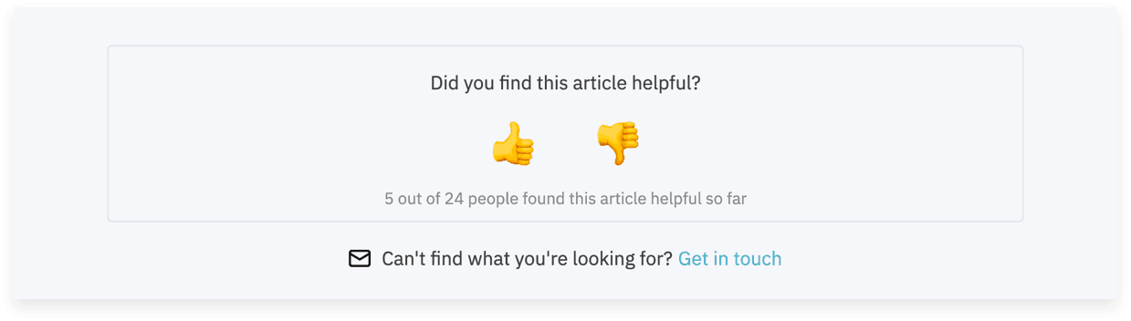 One-click contact option