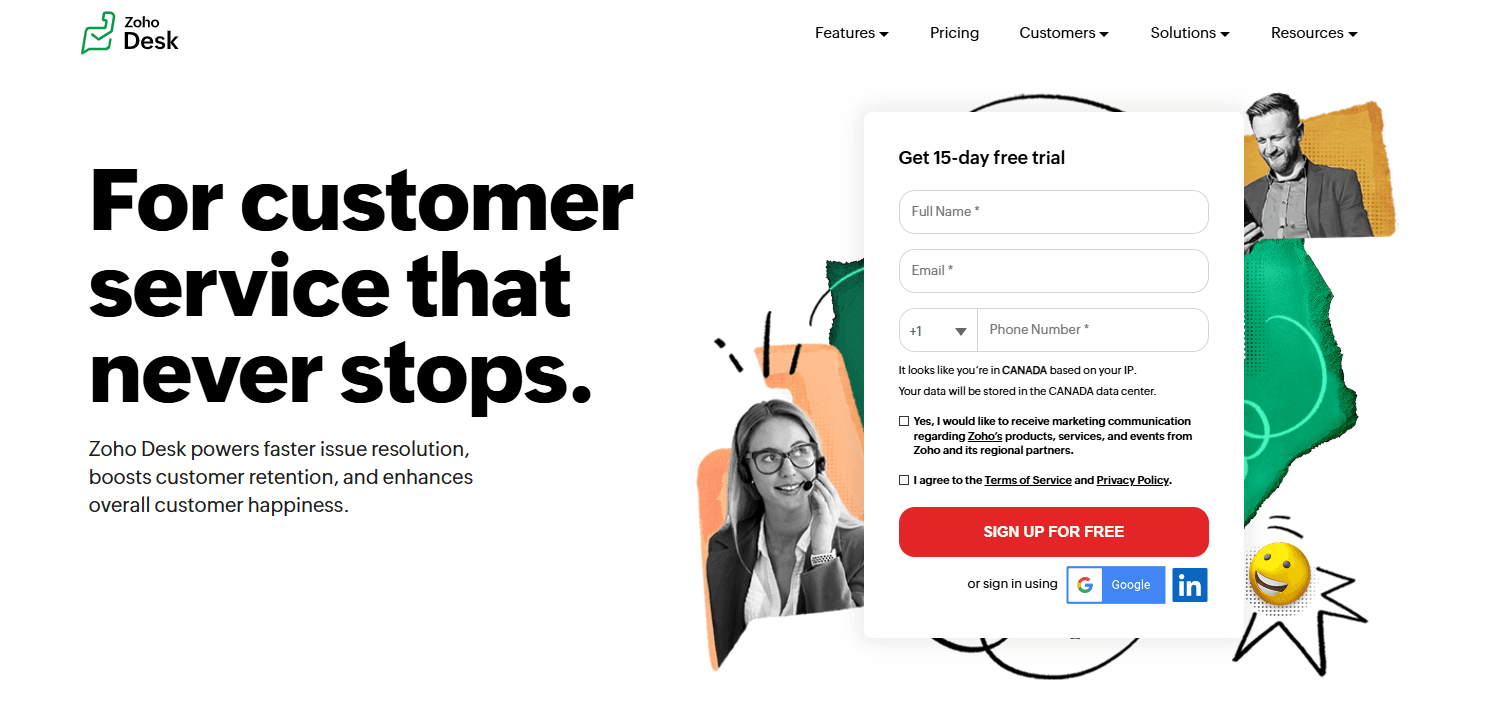 Zoho Desk is an affordable, and easy-to-use help desk, with enough features to support most SMBs in the ecommerce space.