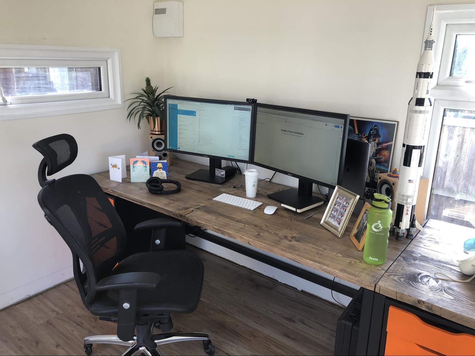 Spence’s workspace