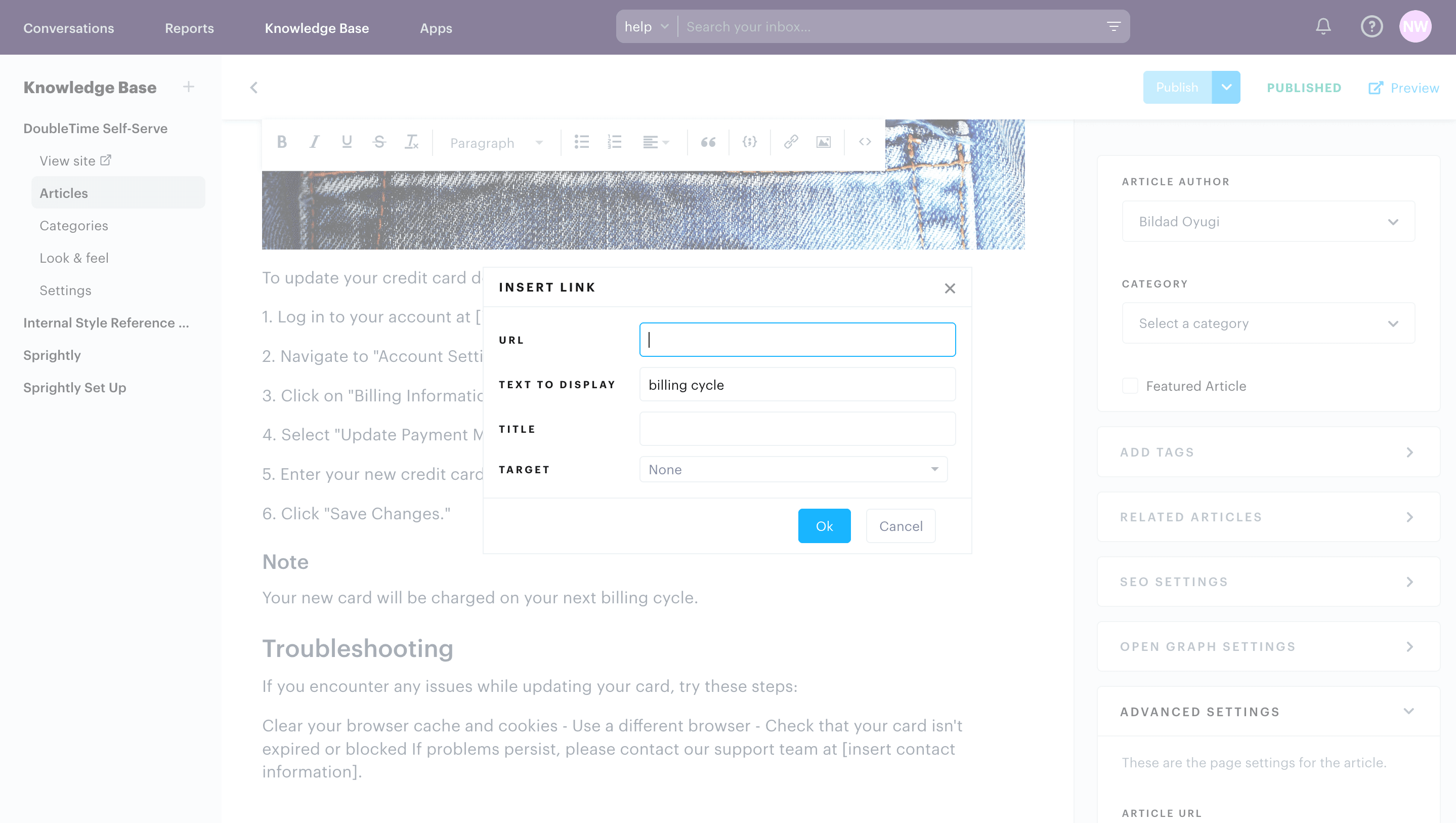 Most 'basic' SEO tasks are easily handled within a platform like Groove, that allows you to manually create your own Knowledge Base articles.