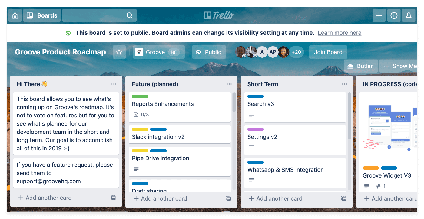 customer success tools 3 trello for roadmap transparency