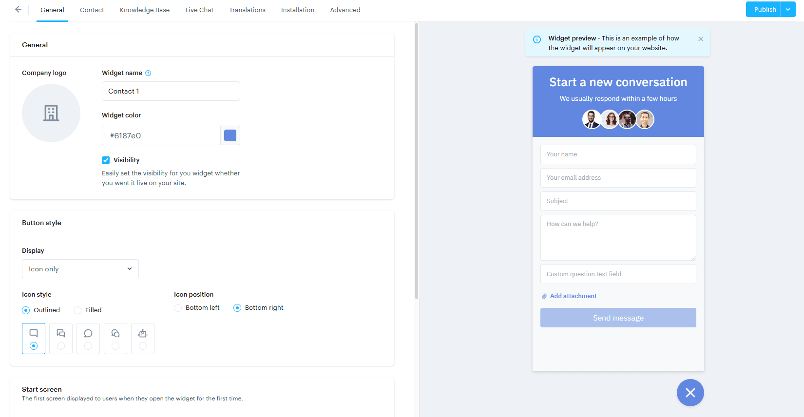 An example of the Groove help desk and its user-friendly UI.
