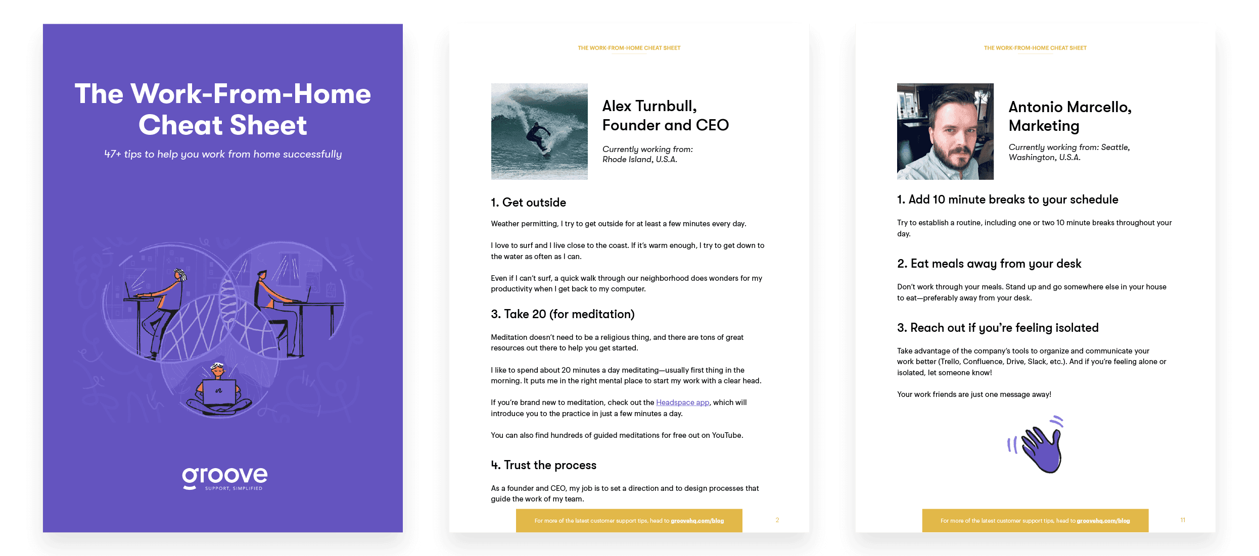 Want even more tips for successfully working from home? Download our work-from-home cheat sheet.