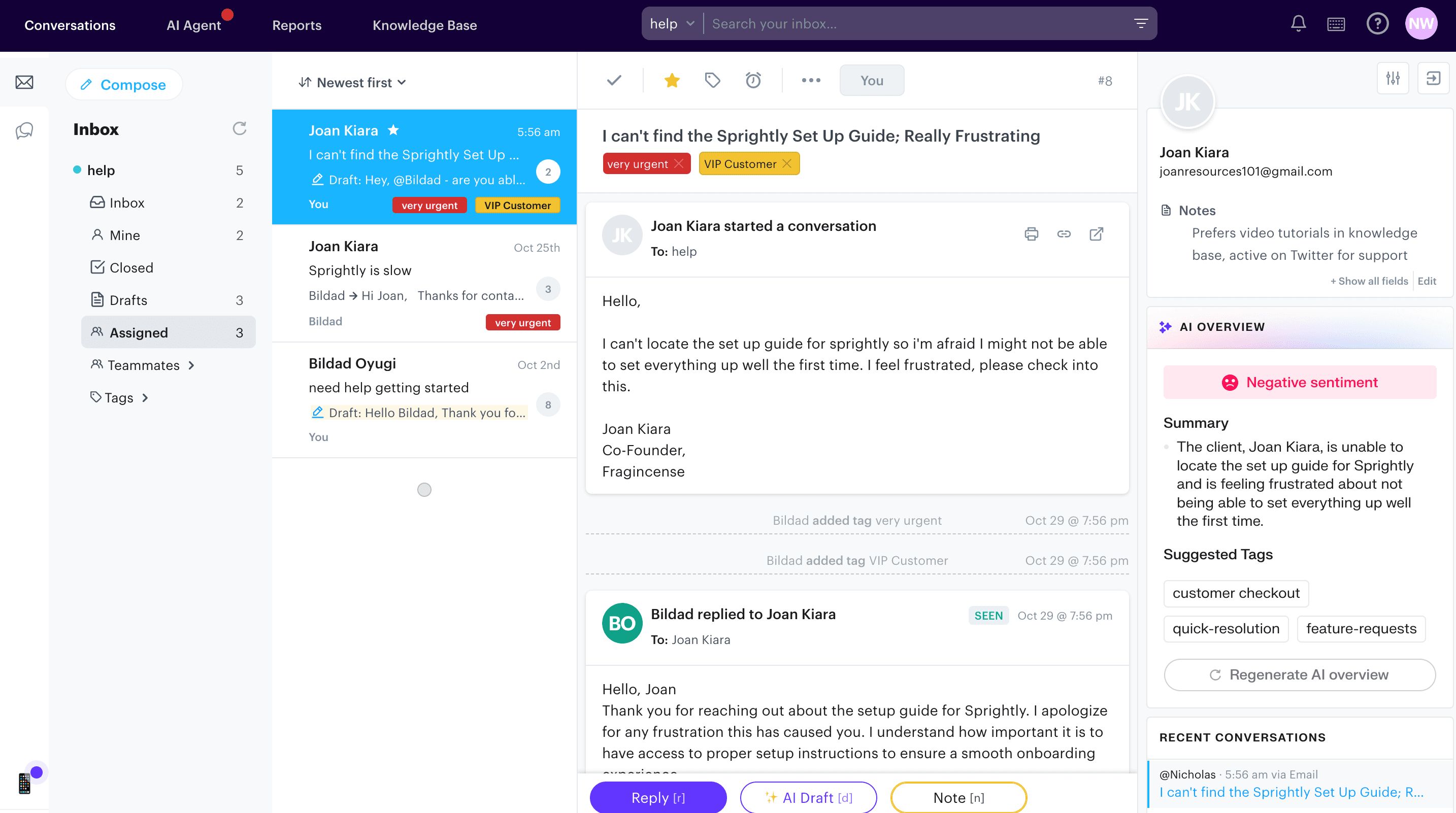 A help desk support tool that can be used for support driven growth.