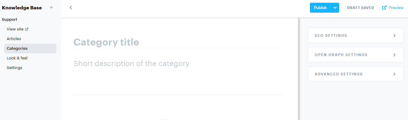 Categorizing articles in knowledge base for improved customer experience
