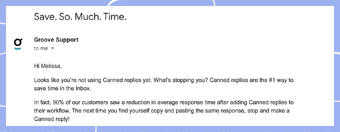 Customer success strategy 4: Email for product education