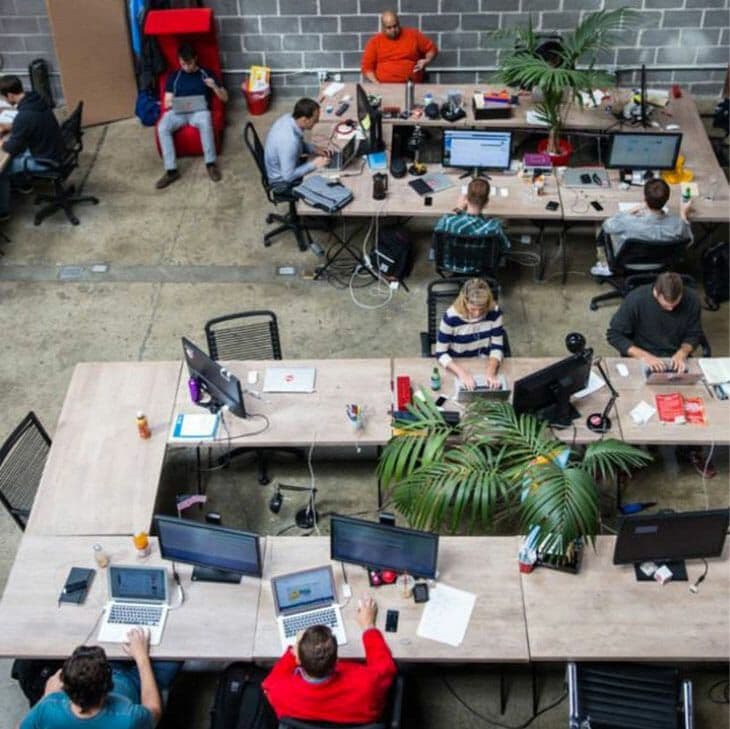 The office of Kiip, the company founded by Brian Wong