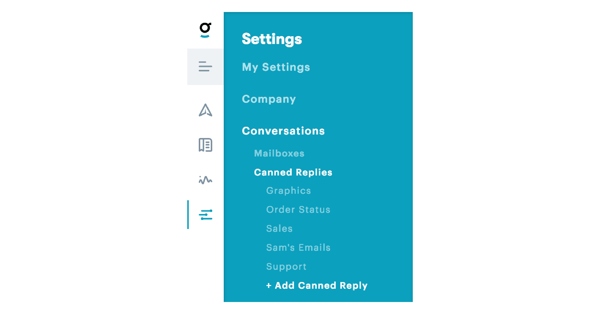 how to set up a business apology email in Groove