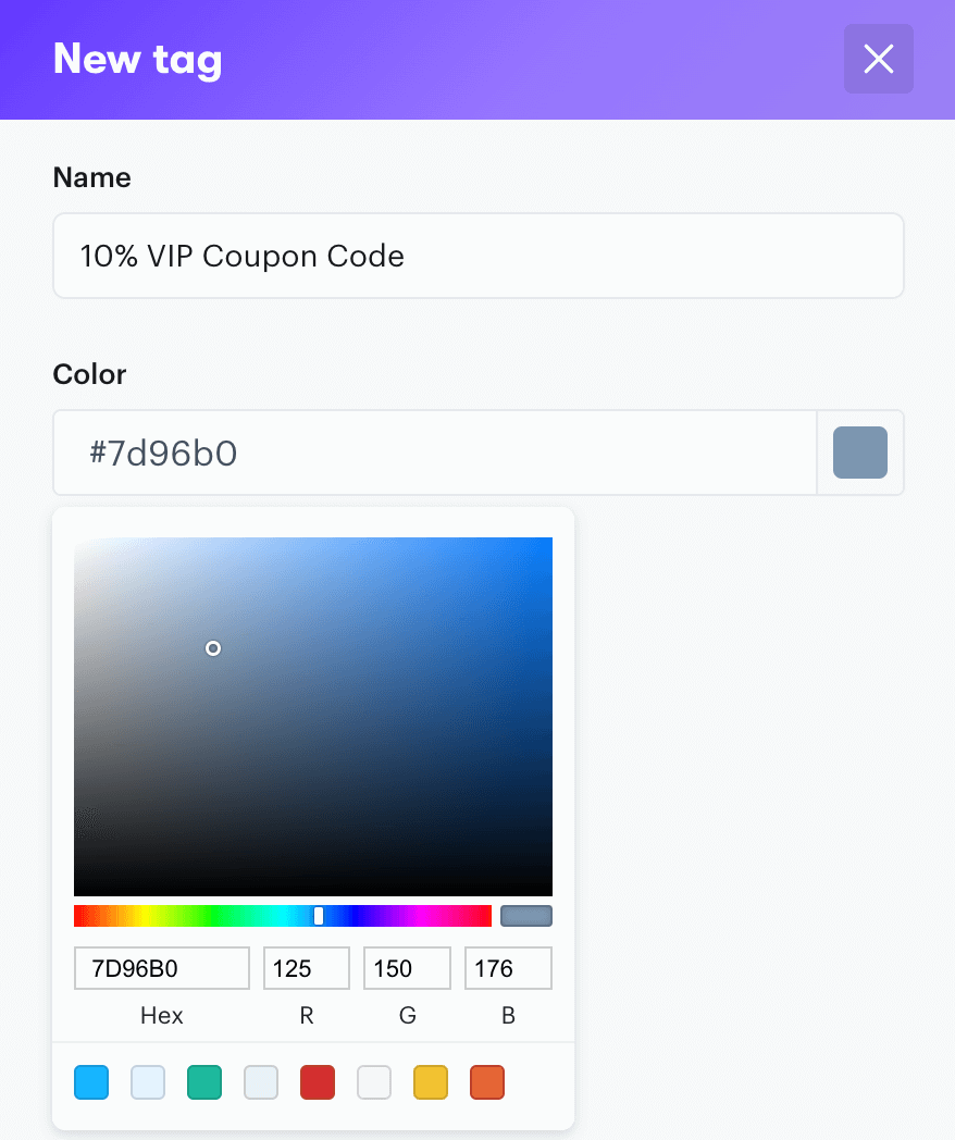 Tags within Groove function similarly to Outlook, so there isn't any confusion for new users.