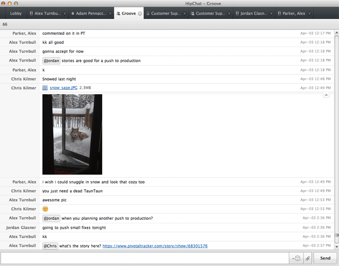 An Average Hipchat Afternoon