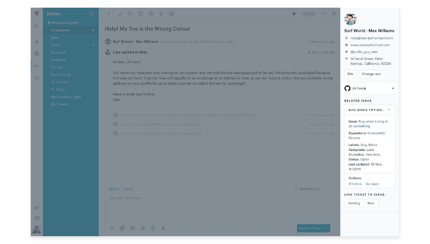 Customer service app 10 GitHub
