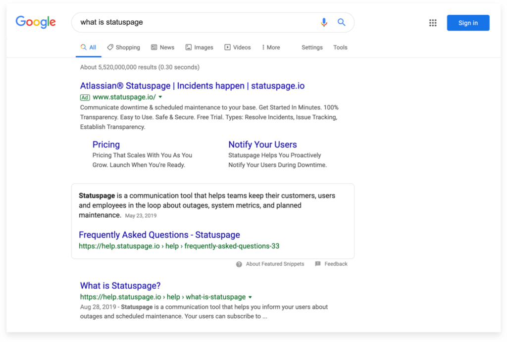 Example of knowledge base SEO for better automation