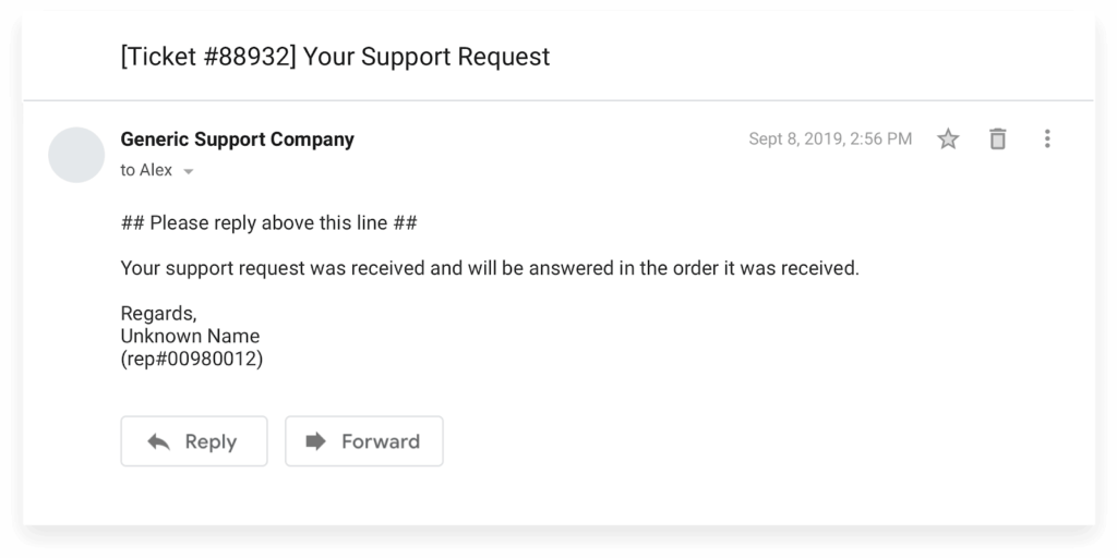 Auto-Reply Email Sample for Customer Service: A Personalized Template
