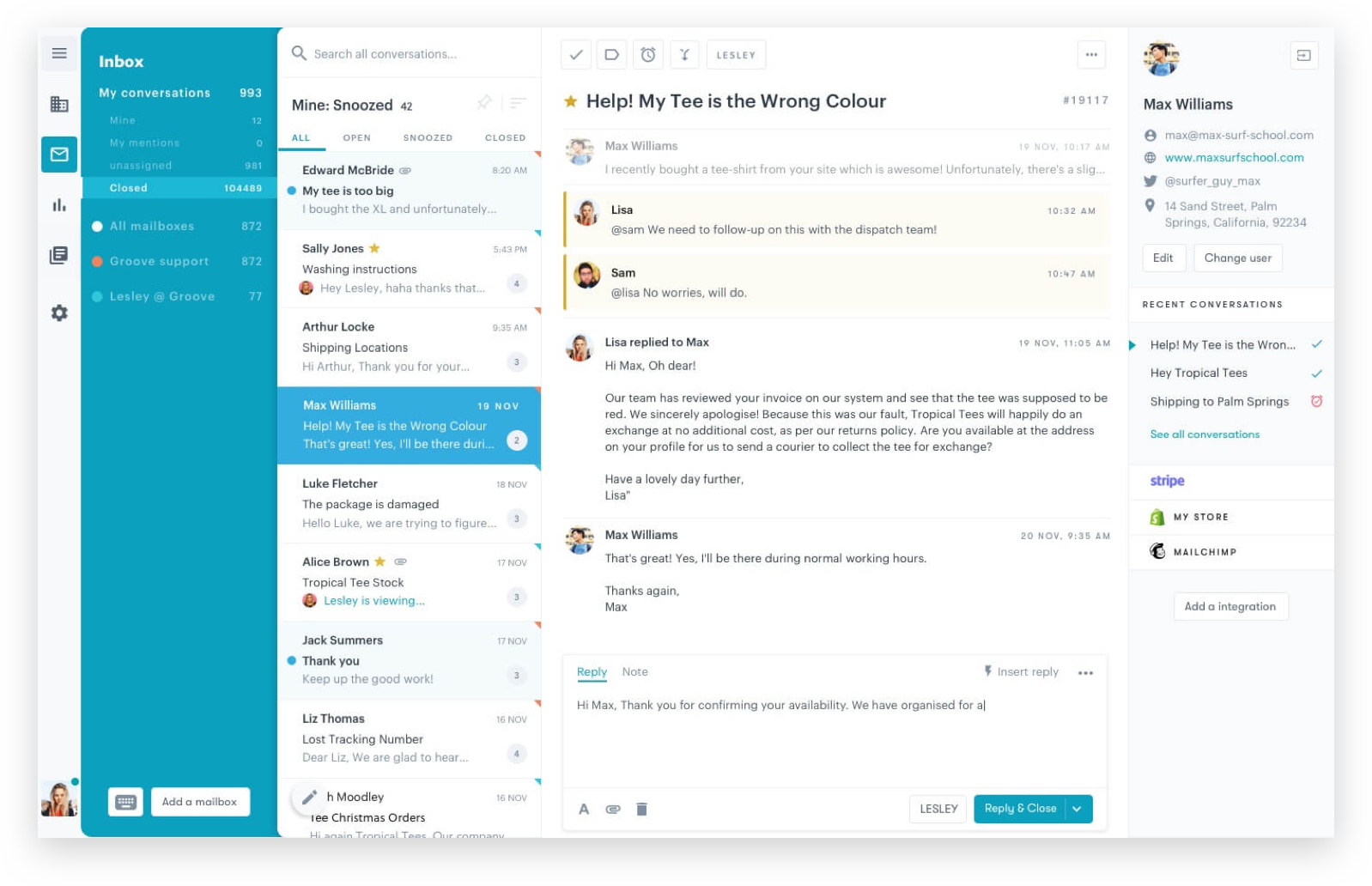 The Simple Zendesk Alternative Groove