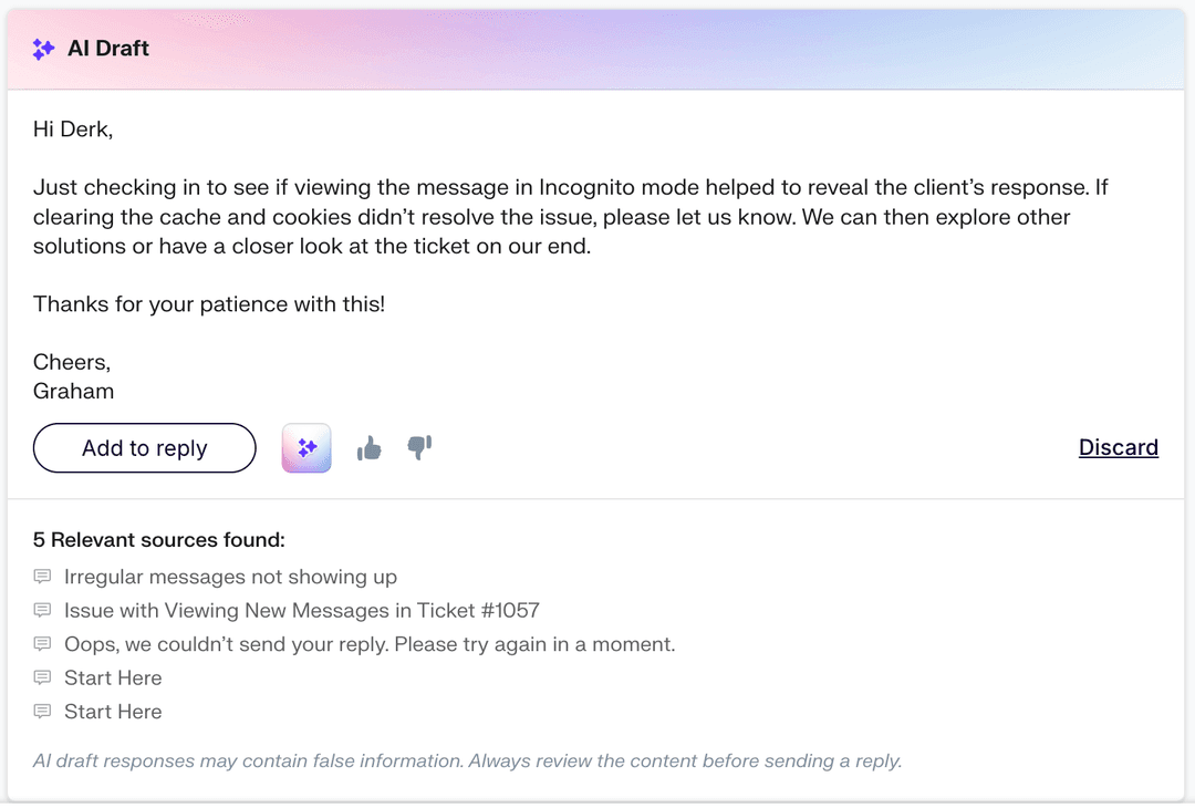 AI-Powered Ticketing